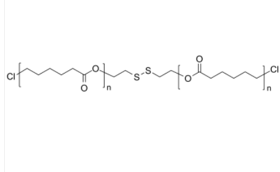 PCL-2Cl-disulf 聚己內(nèi)酯-雙氯 鏈中間為二硫鍵 生物降解高分子 