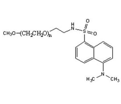 聚乙二醇-丹酰 熒光標(biāo)記 mPEG-Dansyl