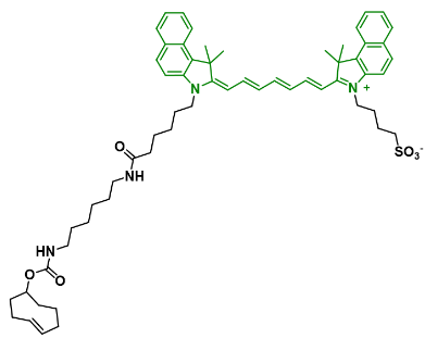 TCO-ICG，吲哚菁綠-反式環(huán)辛烯，ICG-TCO