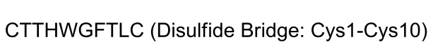CTTHWGFTLC, CYCLIC