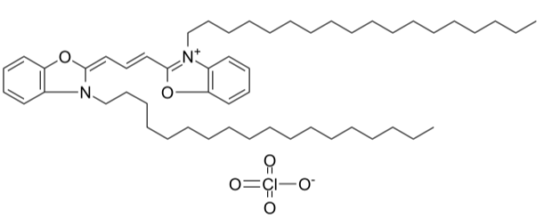 3,3'-Dioctadecyloxacarbocyanine perchlorate 3,3'-Dioctadecyloxacarbocyanine perchlorate