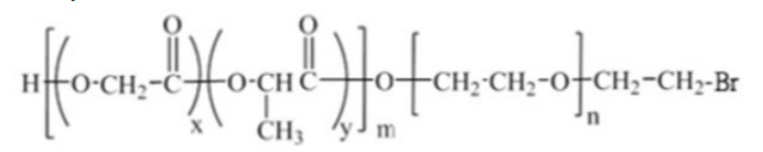PLGA-PEG-Br，聚丙交酯-乙交酯-聚乙二醇-溴乙酰胺