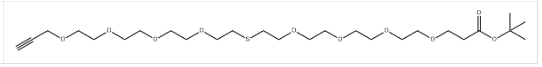 CAS:2055041-18-2，Propargyl-PEG4-S-PEG4-t-butyl ester