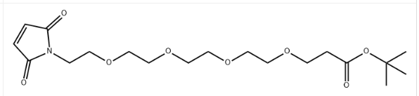 cas:518044-36-5，Mal-PEG4-t-butyl ester