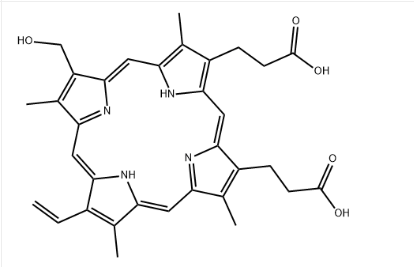 cas:141407-08-1，氘卟啉IX 2-乙烯基,4-羥甲基