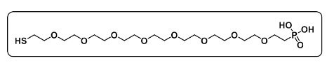 Thiol-PEG8-phosphonic acid 巰基-八聚乙二醇-磷酸