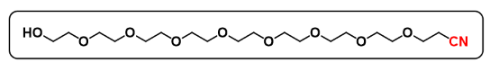 OH-PEG8-CN 羥基-八聚乙二醇-氰基