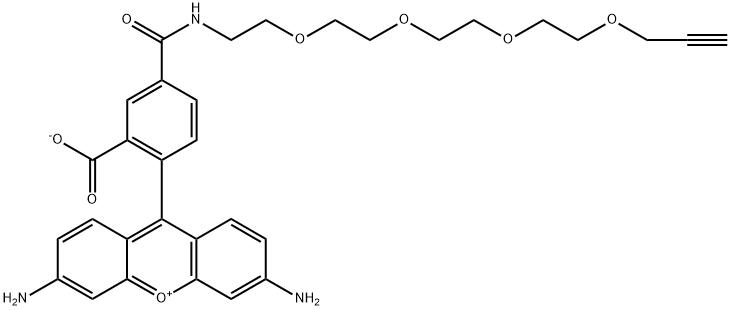 CAS:2055103-66-5 Carboxyrhodamine 110-PEG4-alkyne 