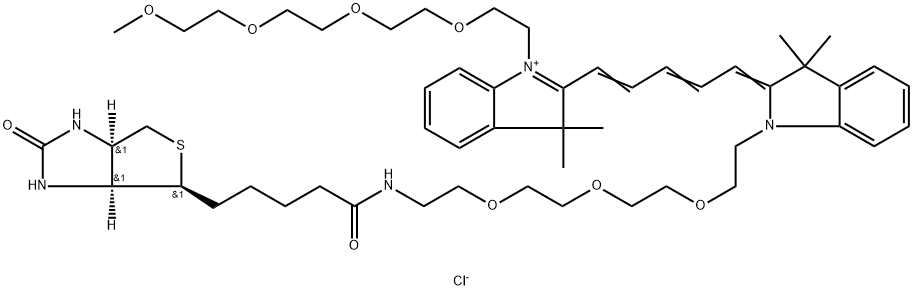 cas:2107273-68-5 N-(m-PEG4)-N'-(biotin-PEG3)-Cy5