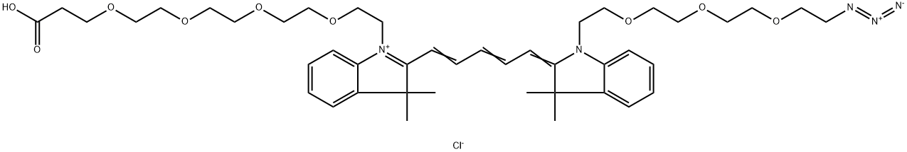 CAS:2107273-42-5 N-(azide-PEG3)-N'-(PEG4-acid)-Cy5