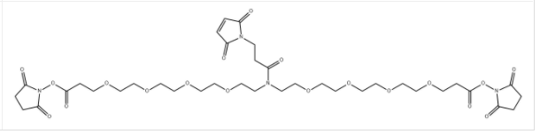 N-Mal-N-bis(PEG4-NHS ester) CAS:2112738-60-8